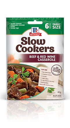 Beef & Red Wine Casserole