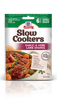 Garlic & Herb Lamb Shanks