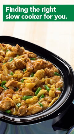 Finding the right slow cooker for you.