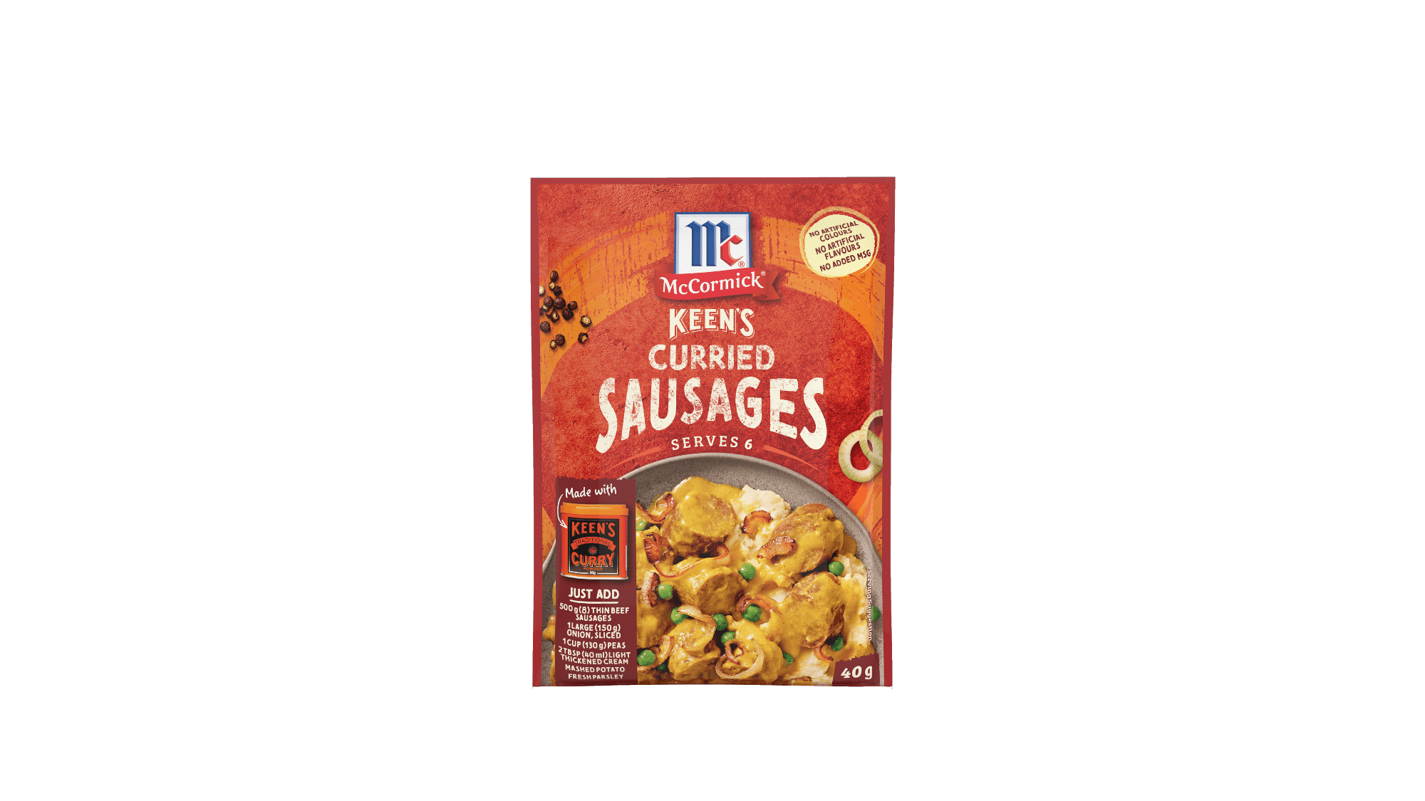 McCormick Keens Curried Sausages