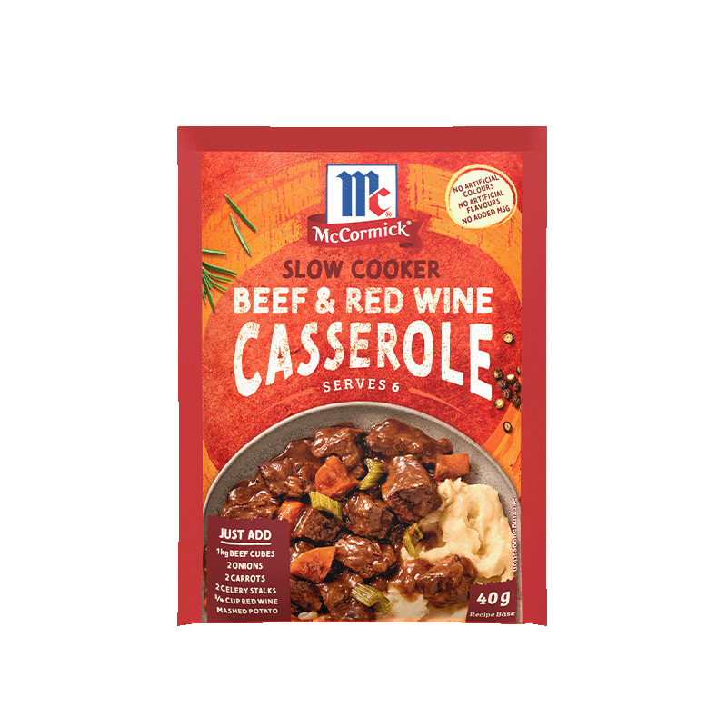 Beef & Red Wine Casserole