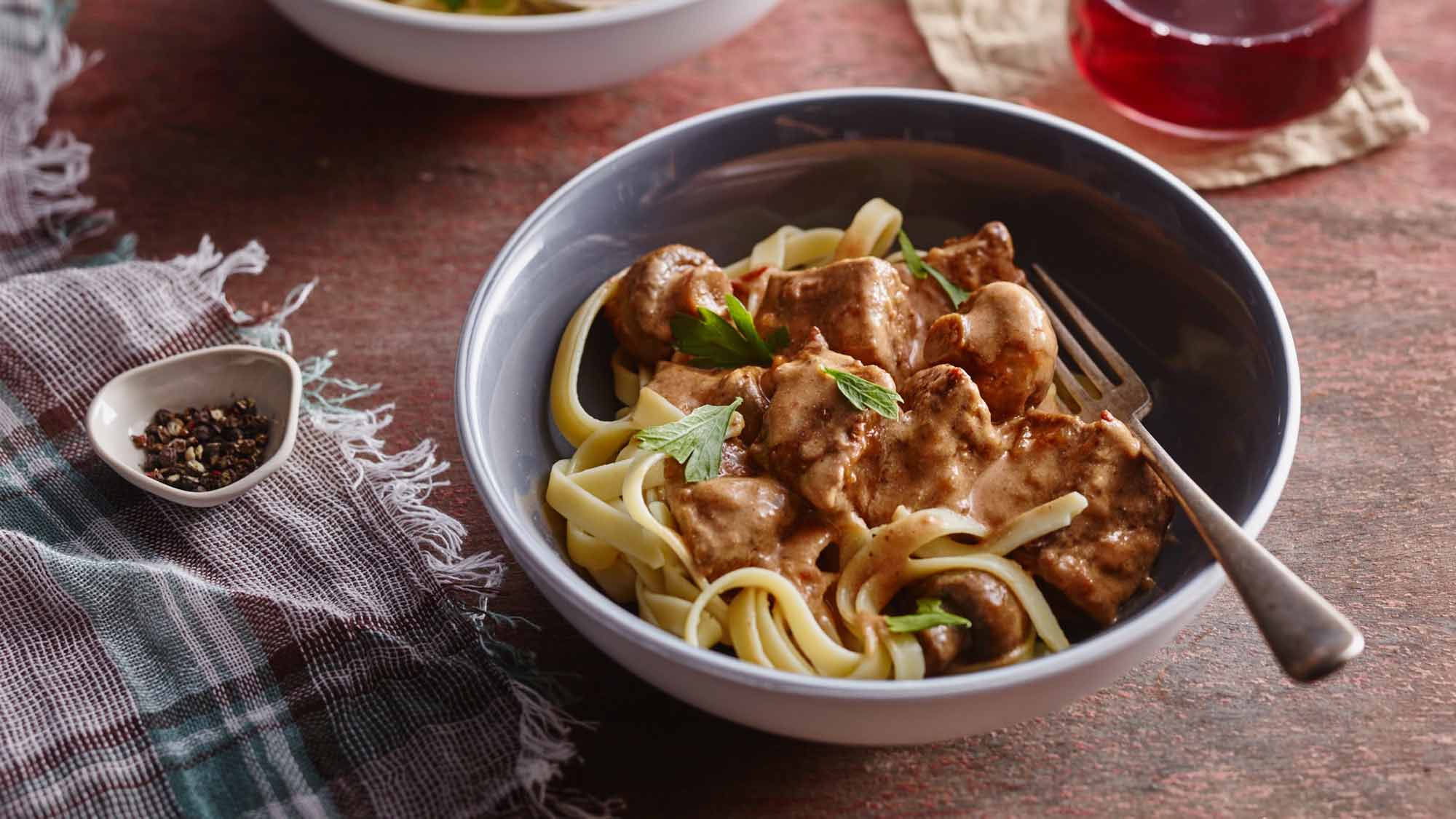 Chunky Beef Stroganoff