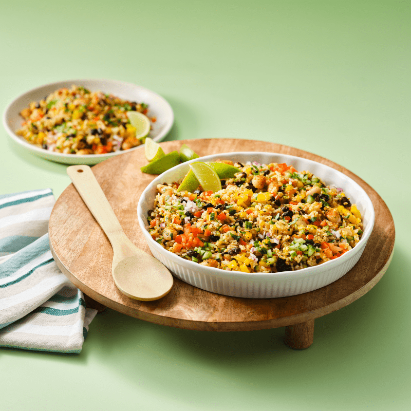 Brazilian BBQ Rice Salad