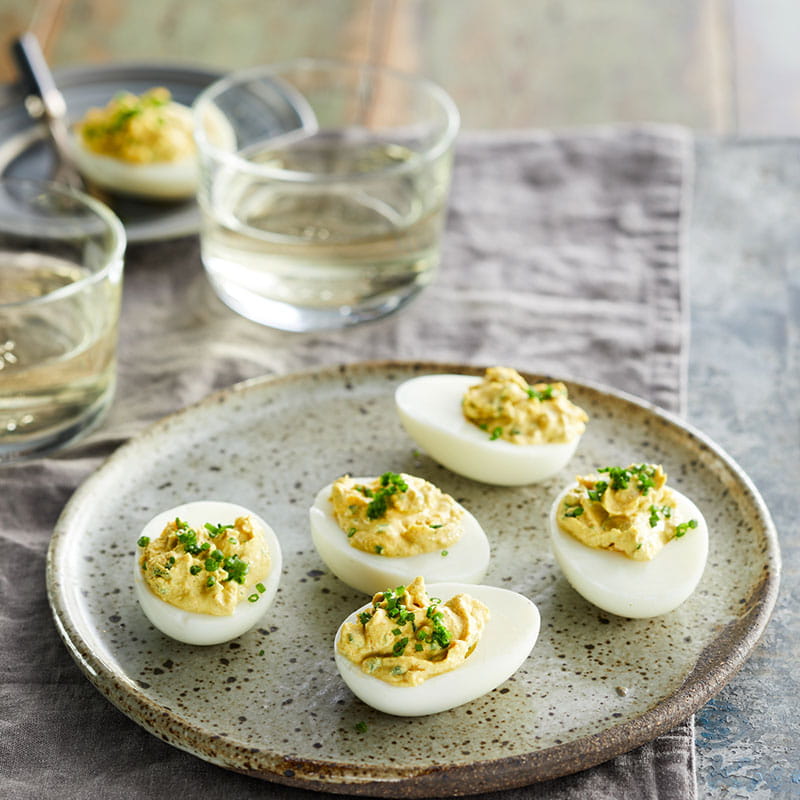 Curried Devilled Eggs