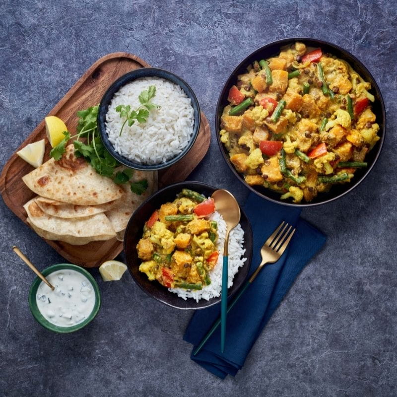 Easy Coconut Vegetable Lentil Curry