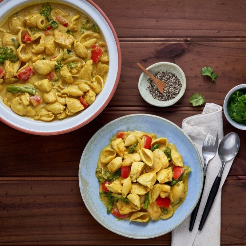 Creamy Curried Chicken Pasta